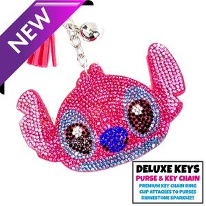 DeLuxe Keys Rhinestone Keychain/Purse Chain-LILO